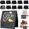Aevcvok 30 Pezzi Mini Lavagnetta di Plastica, 10 x 7,6 cm Cartellini Prezzi in Forma di V, Lavagnetta Pennarello, Mini Lavagna per Segnaposto, Buffet, Ristorante, Panetteria, Tavolo