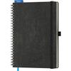 IN-LUXPRO Agenda 2026-2027 Verticale con Legatura a Spirale Settimanale | 18 mesi (Luglio 2026-Dicembre 2027), A5 21,9×16,2cm, linguette mensili e layout di pianificazione settimanale chiaro, Nero