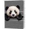 Generic Diario a righe con panda, idea regalo per donne, formato A5, con copertina rigida, diario di viaggio, per scrivere, lavoro, appunti di viaggio, 100 pagine (BJB3649)