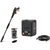 Black+Decker Idropulitrice BXPW1700C, Compatta, ad Alta Pressione, per Auto ed Esterni Casa, Pressione max. 130 bar, Portata max. 450 l/h, Potenza Assorbita 1700 W