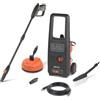 BLACK+DECKER Idropulitrice ad Alta Pressione BXPW1500PE con Patio Cleaner e Spazzola Fissa (1500 W, 120 bar, 390 l/h)