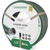 Grimsholm Green Grimsholm Tubo da Giardino Classic, 40 m, Resistente ai Raggi UV, Senza Ftalati e Metalli Pesanti, Pressione Massima 23 Bar