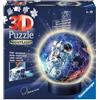 Ravensburger Puzzle 3D 11264 - Luce notturna puzzle astronauti nello spazio - 72 pezzi - dai 6 anni in su, lampada da comodino a LED con meccanismo di pettegolezzo