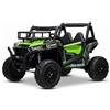 RIRICAR Macchina elettrica per bambini Giocattolo UTV 24V, Verde, auto elettrica bambini con telecomando 2.4 GHz, 2x200 W, Batteria al Litio, Luci LED, Ruote in EVA Morbida con Sospensioni, Lettore MP3/USB/SD