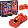 Air Hogs - Zero Gravity Sprint Wall Climber - Auto TELEDIRITTA - Ricaricabile tramite USB - Auto con telecomando rosso per interni - 6066517 - Giocattoli per bambini 4 anni +