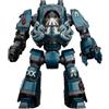 JOYTOY Warhammer 40k Alpha Legion, JT01109 Alpha Legion Contemptor Dreadnought con Cannone Plasma Gravis 1/18 Figura d'Azione Modello da Collezione