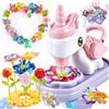 CENOVE Set di fiori per bambini a partire dai 4, 5, 6, 7, 8, 9, 10, 11, 12 anni, pressa di fiori, mazzo di fiori, fai da te, per giardino di fiori, giocattolo per esterni, compleanno