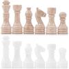 MARBLE RANGE Pezzi di scacchi in marmo Bianco e Verona, realizzati a mano, re da 8,9 cm, set da 32 pezzi, ideali per scacchiere e scacchi da viaggio