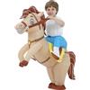 JOYBRO Costume Gonfiabile da Cavallo, Costume Divertente da Cowboy a Cavallo, Perfetto per Halloween, Natale, Carnevale, Cosplay e Feste a Tema