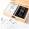 RYTTGOP Mazzo Di Carte Da Gioco Personalizzate - 108 Carte Da Poker Standard | Stampa Fronte Retro, Regalo Per Feste, Matrimoni, Natale E Compleanni