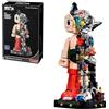 PAN TASY PANTASY - Kit da costruzione Astro Boy per Adulti e Ragazzi - Modello da Collezione Anime Dettagliato con Design Semi-Meccanico Senza Cuciture Supporto per Espositore e Targhetta con Nome, Ideale