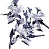TOYVERSE Sheik Mainland 1/60 Figura Model Kit, Argent Sword Troop Ventus Vector White, 3PCS, articolazioni mobili, modello di personaggio, dai 15 anni in su