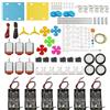 AOMAG Kit motori DC per bambini, 6 set da 159 mini motori elettrici per hobby con ingranaggi in plastica, elica per alberi, ruote in plastica per progetti fai da te STEM ingegneria giocattolo scienza