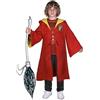 Ciao- Harry Potter Quidditch Gryffindor costume travestimento bambino originale (Taglia 8-10 anni), Rosso, Giallo