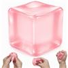 Ourdort Squish a Forma di Ghiaccio,Ice Squishy Fidget Toys | Snowflake Soft Squeeze Toy,Gioco Sensoriale Squishy,Soft & Durable,Sollievo Ansia e ADHD, Regalo per Autismo (Pink)