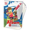 Sabbiarelli - Album La Notte di Halloween | Fogli Adesivi per Sand Art | Contiene 5 Disegni Adesivi A5 | 100% Made in Italy | Lavoretti Creativi | Bambini 5-12 anni | SABBIA COLORATA NON INCLUSA