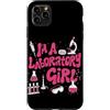 Funny Scientist Student Physics Science Custodia per iPhone 11 Pro Max Sono una ragazza di laboratorio Groovy Chimica Scienza Lab Donne