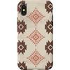 sean jaxx's design Custodia per iPhone X/XS Chic Western Boho puro modello azteco paese del sud rustico
