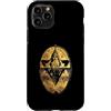 Hermeticism Magic Creationz Custodia per iPhone 11 Pro Hermes Trismegistus antico greco esoterico simbolo occulto