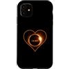 Europe Africa Total Solar Eclipse 2.8.20 Custodia per iPhone 11 Total Solar Eclipse 2 agosto 2027 Tasca Cuore Europa