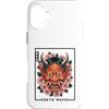 Japanese Aesthetic by Tokyo Waves Custodia per iPhone 16 Plus Maschera Yokai Oni giapponese del demone del diavolo Hannya con fiori di ciliegio