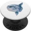 Sunfish Mola Mola - Ocean Apparel & Gift Sunfish Mola Mola Divertente Immersione Immersione Oceano Animale PopSockets PopGrip Adesivo