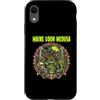Halloween Glam Retro 90s Graffiti Pop Ar Custodia per iPhone XR Maine Coon Medusa Zombie Non Morti Spettrale Spaventoso Orrore Infestato