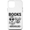 Funny American Bulldog And Book Designs Custodia per iPhone 12 mini Libri E Bulldog Americani Divertente Bulldog Americano