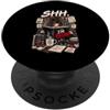 Regalo bibliofilo bibliotecario per lett I´m Plotting bibliotecario Camicia per amante della lettura PopSockets PopGrip Adesivo