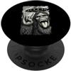 Halloween Gift For Trick Or Treating Fun Bigfoot Selfie Sasquatch Happy Halloween Mostro Cryptid PopSockets PopGrip Adesivo