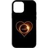 Europe Africa Total Solar Eclipse 2.8.20 Custodia per iPhone 12 mini Total Solar Eclipse 2 agosto 2027 Tasca Cuore Europa