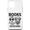 Funny Irish Wolfhound And Book Designs Custodia per iPhone 12 mini Libri E Levrieri Irlandesi Divertente Irish Wolfhound