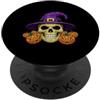 Halloween Gift For Kids Master Builder B Scheletro Zucca Brick Builder Mattone O Treat Halloween Kid PopSockets PopGrip Adesivo