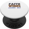 Christian Merch Store La fede funziona Giacomo 2:17 PopSockets PopGrip Adesivo