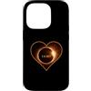 Europe Africa Total Solar Eclipse 2.8.20 Custodia per iPhone 14 Pro Total Solar Eclipse 2 agosto 2027 Tasca Cuore Europa