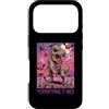 Halloween Glam Retro Vintage Comics Pop Custodia per iPhone 17 Pro T-Rex Frankenstein Mostro Dinosauro Tyrannosaurus Spooky