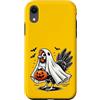 Chicken Halloween Spooky Ghost Costume F Custodia per iPhone XR Pollo tremante Halloween Fantasma Gallo Dolcetto O scherzetto