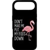 Funny Flamingo Attitude Custodia per iPhone Air Don't Make Me Put My Foot Down Flamingo Humor