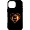 Europe Africa Total Solar Eclipse 2.8.20 Custodia per iPhone 16 Pro Max Total Solar Eclipse 2 agosto 2027 Tasca Cuore Europa
