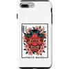 Japanese Oni Mask Aesthetic By TOKYO WAV Custodia per iPhone 7 Plus/8 Plus Maschera Yokai Oni giapponese del demone del diavolo Hannya con fiori di ciliegio