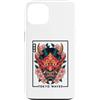 Hannya Oni Mask Aesthetic By TW Custodia per iPhone 13 Maschera Yokai Oni giapponese del demone del diavolo Hannya con fiori di ciliegio