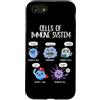 Funny Scientist Student Physics Science Custodia per iPhone SE (2020) / 7/8 Cellule Del Sistema Immunitario Biologia Scienze Insegnante Studente
