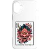 TOKYO WAVES Oni Mask Designs Custodia per iPhone 16 Plus Maschera giapponese del diavolo Hannya giapponese Oni Maschera Yokai Oni
