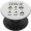 Frog Lovers Gifts for Green Frog Enthusi Frogs Funny Things I Do in My Spare Time Ragazzi Ragazze Compleanno PopSockets PopGrip Adesivo