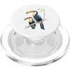 Tropical Avian Art Vivace Acquerello Tucani Uccelli Tropic PopSockets PopGrip per MagSafe