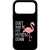 Funny Flamingo Attitude Custodia per iPhone 17 Pro Max Don't Make Me Put My Foot Down Flamingo Humor