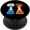 Funny Scientist Student Physics Science Penso che tu stia reagendo in modo esagerato Scienza Chimica Lab Fisica PopSockets PopGrip Adesivo