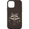 Raccoon Lover Custodia per iPhone 12 mini Simpatico lettore di occhiali da lettura per amanti dei libri