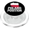 Poland Flag Map Pride Travel Souvenir Ra Divertente bandiera della Polonia Posizione mappa Pride Viaggio Souvenir Racing PopSockets PopGrip per MagSafe