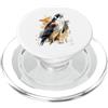 Avian Artistry Majestic Falcon Acquerello Splash Art PopSockets PopGrip per MagSafe